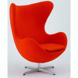 Egg Chair Red